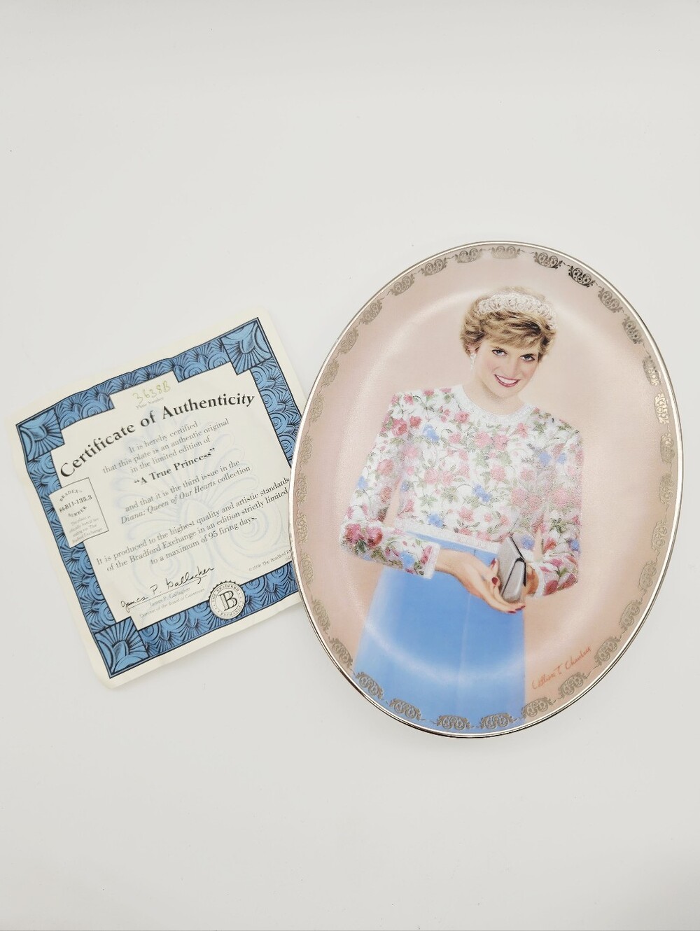 VINTAGE | 1997 Bradford Exchange #3638B "A True Princess" porcelain plate
